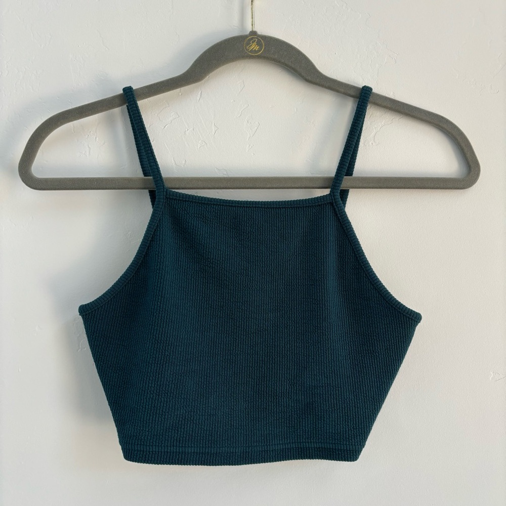 NWT Topshop Ribbed Cropped Tank - Picture 2 of 4
